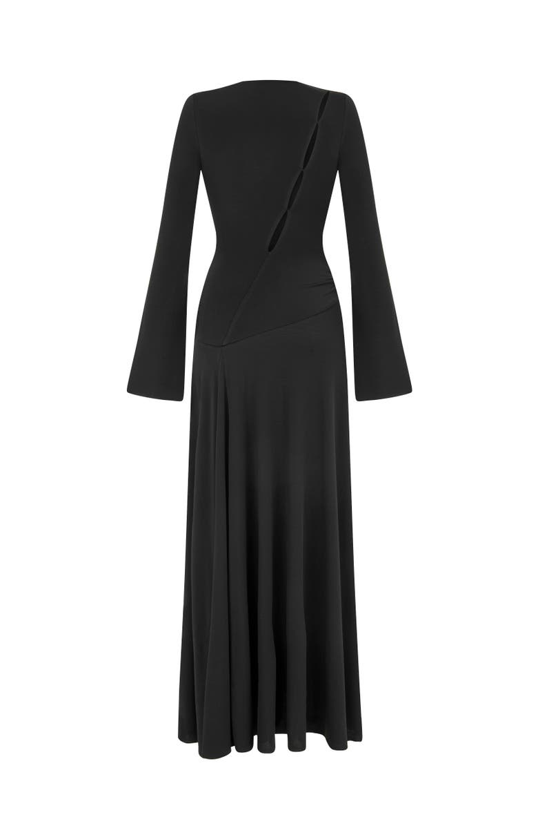 Nocturne Double Breasted Long Dress, Alternate, color,