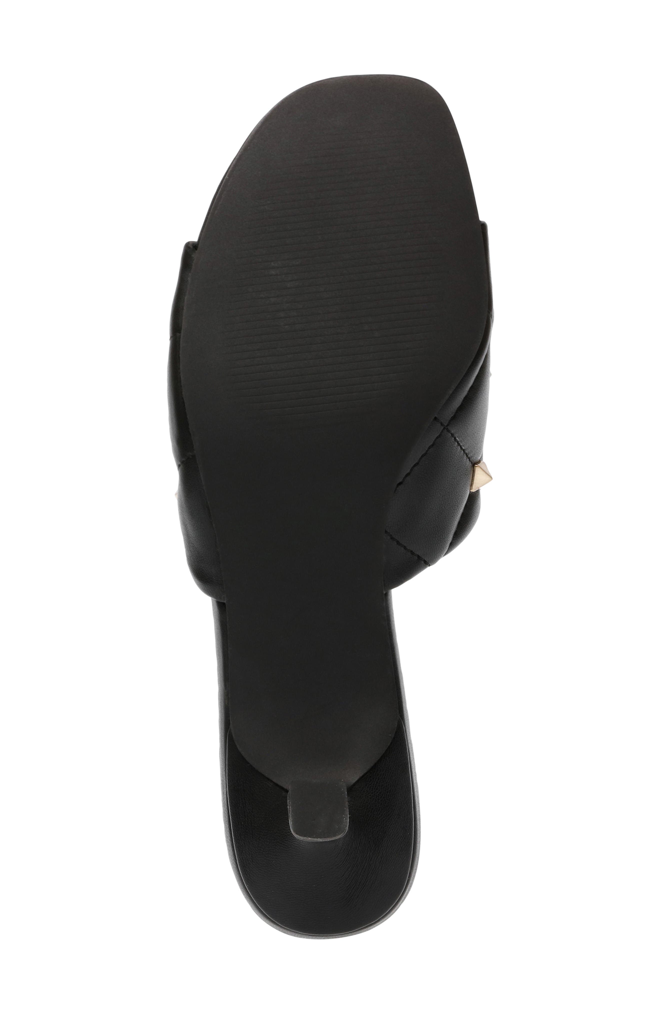 Anne Klein Kitay Quilted Kitten Heel Sandal, Alternate, color, 