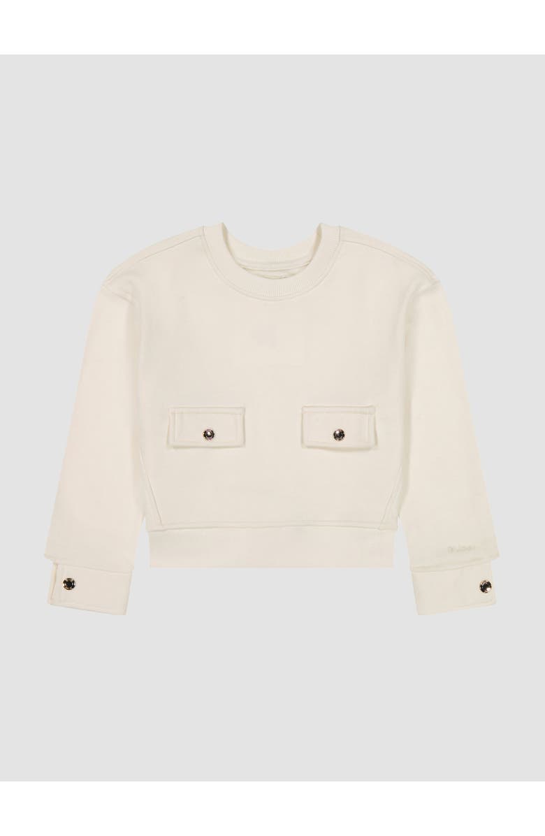 ZZDNU DL1961 Premium Denim Edie Crop Shirt Manilla, Main, color, Manilla