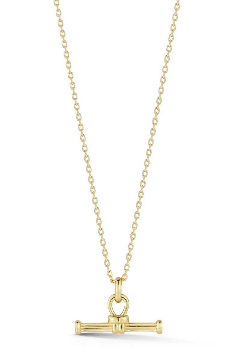 Bar Pendant Necklace, Main, color, GOLD