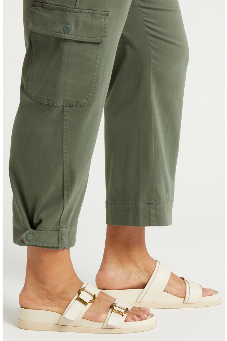 Utility Crop Cargo Pants, Alternate, color, MOSS GREEN