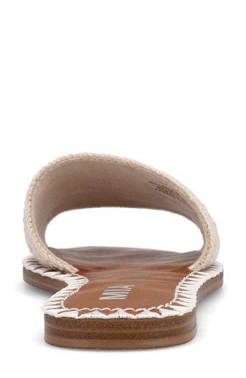 MIA MIA VALORA CROCHET SLIDE SANDAL