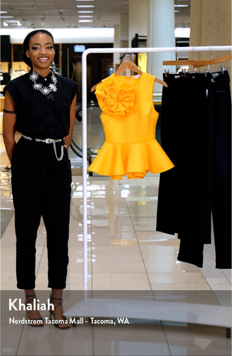 Coco Sleeveless Peplum Top, sales video thumbnail