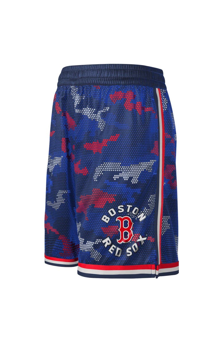Outerstuff Youth Fanatics Branded Navy Boston Red Sox Tech Runner Shorts, Alternate, color,
