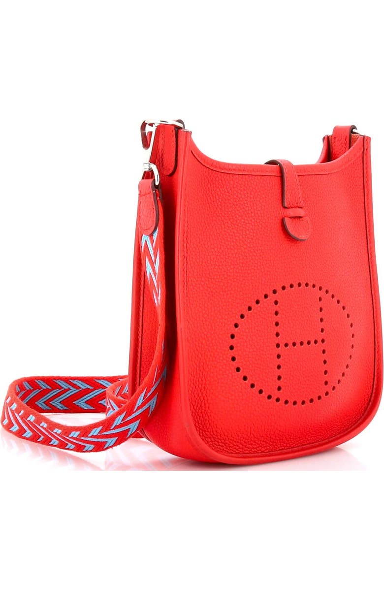 Pre-Owned Hermes Evelyne Bag Gen III Maurice TPM, Alternate, color, Rouge De Coeur