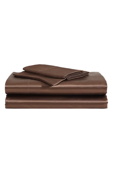 Solid Satin Sheet Set