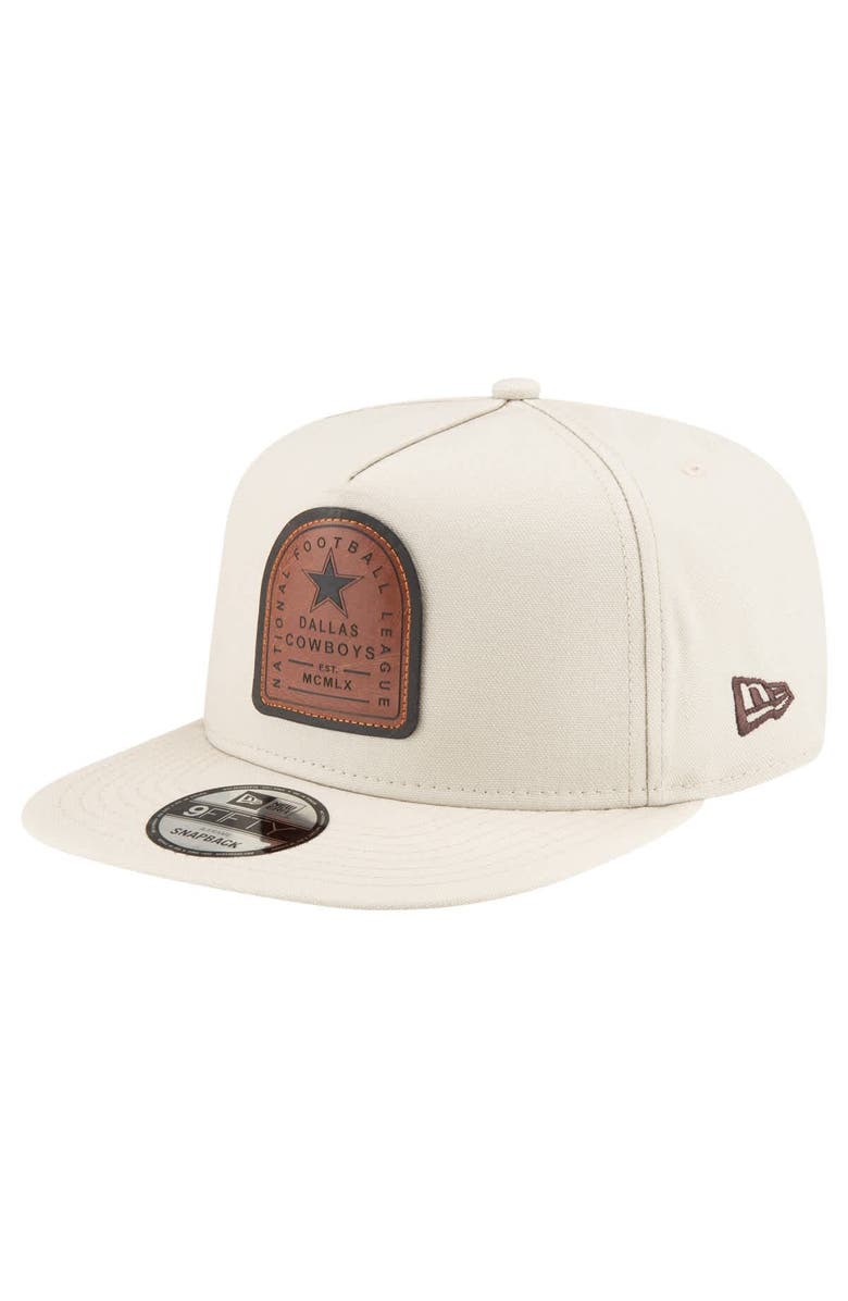 New Era Men's New Era  Stone Dallas Cowboys Premier 9FIFTY Snapback Hat, Main, color, 