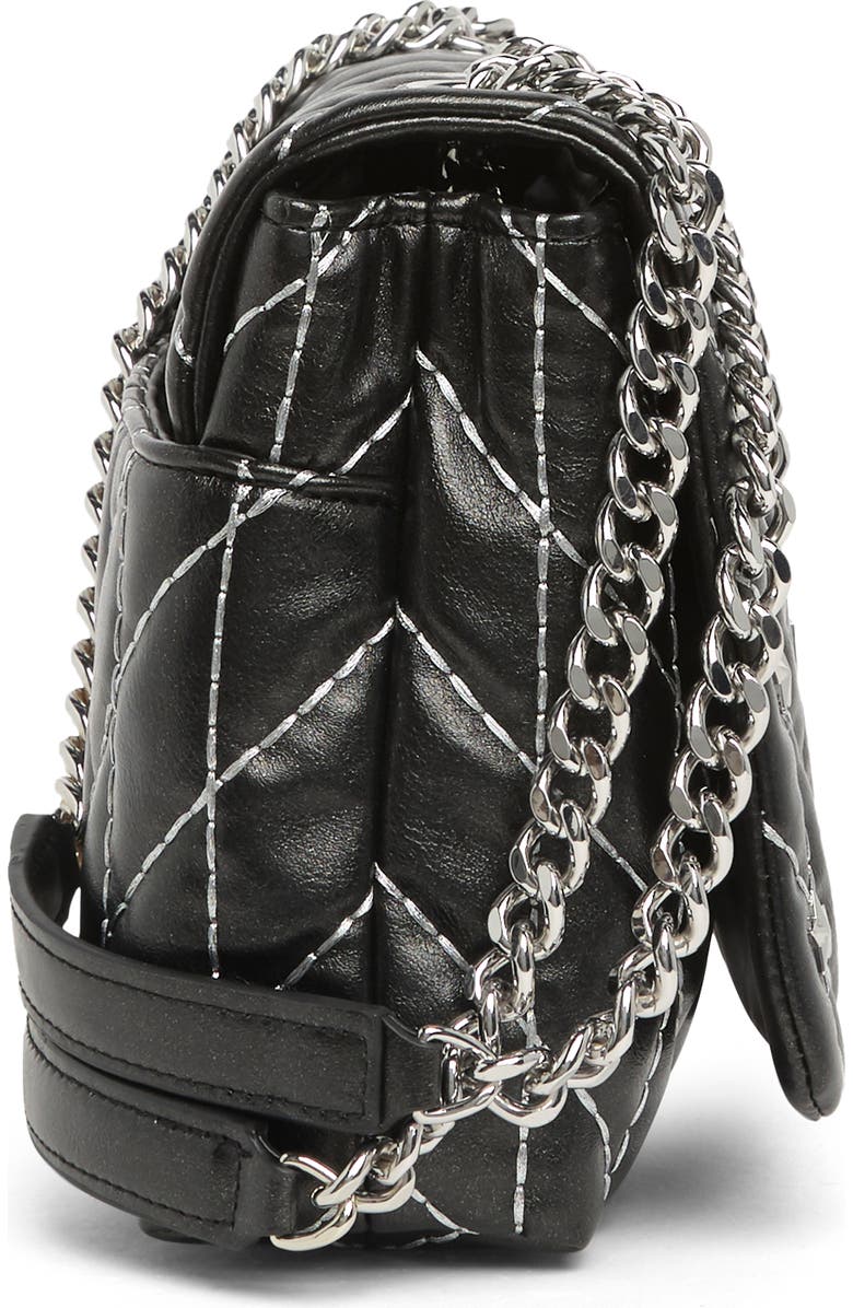 KARL LAGERFELD PARIS Lafayette Star Studded Shoulder Bag, Alternate, color,