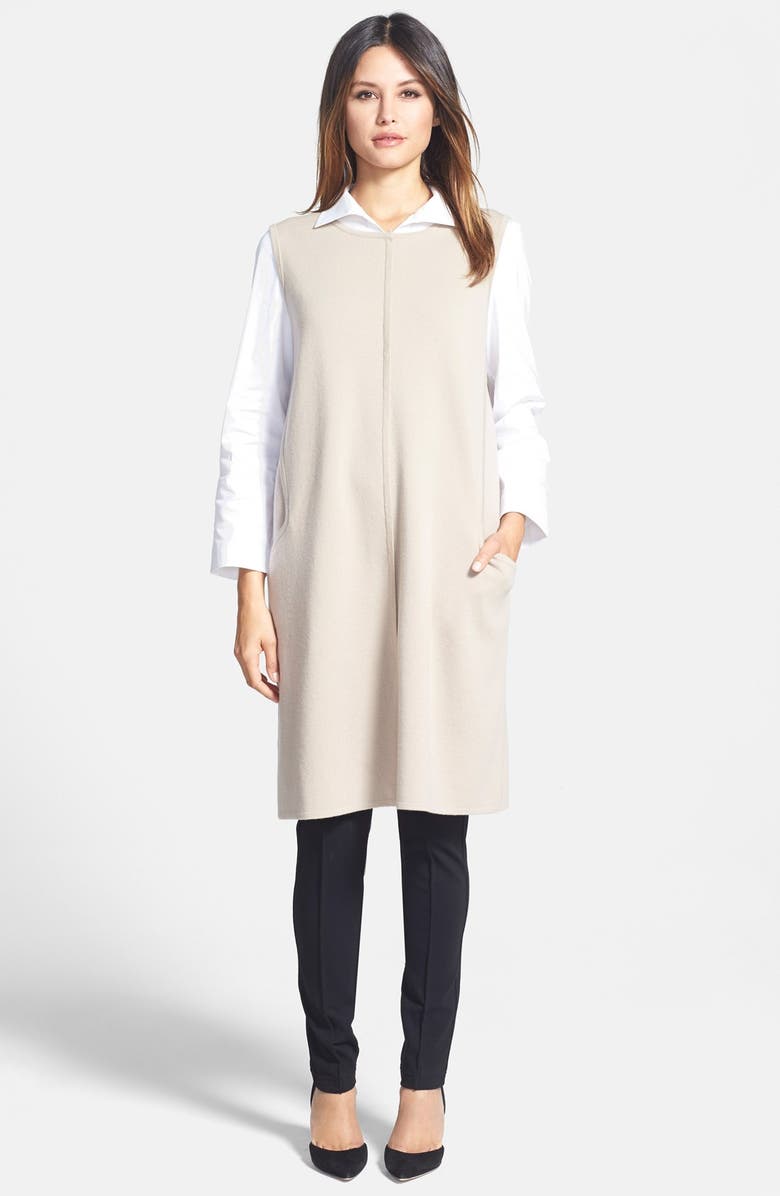 Lafayette 148 New York Roll Tab Sleeve Blouse, Alternate, color,