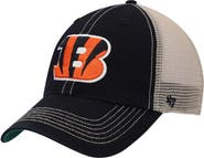 '47 Men's '47 Black/Natural Cincinnati Bengals Trawler Trucker Clean Up Snapback Hat