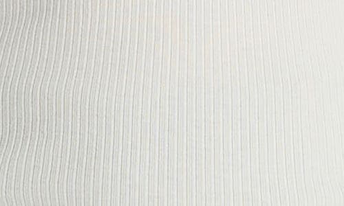 Vince Elbow Sleeve Turtleneck Top In White