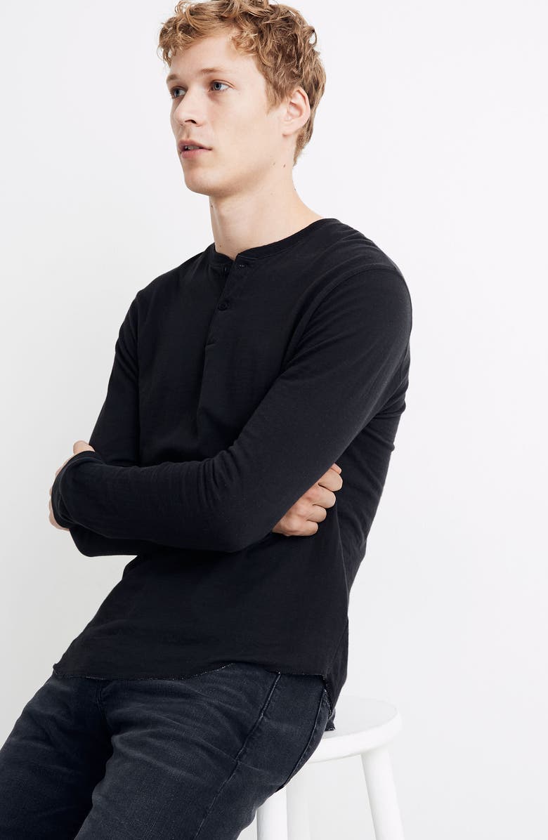 Madewell Doubledown Henley, Alternate, color,