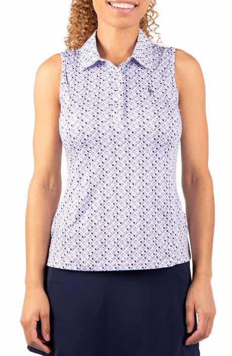 TailorByrd Pickleball Print Polo Tank