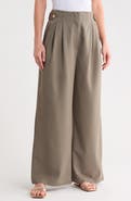 Ellen Tracy Pleated Wide Leg Pants