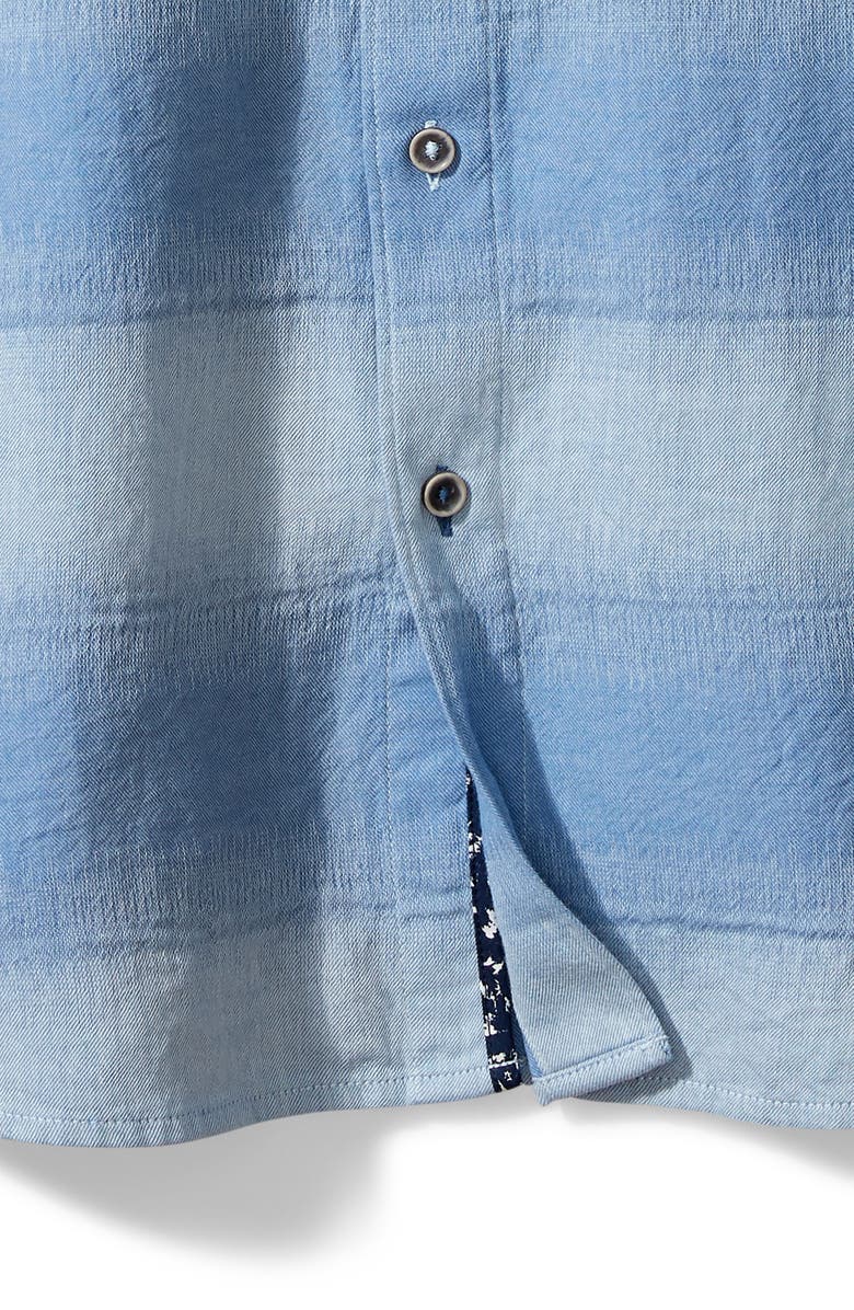 Tommy Bahama Ocean Fade Short Sleeve Button-Down Shirt, Alternate, color,