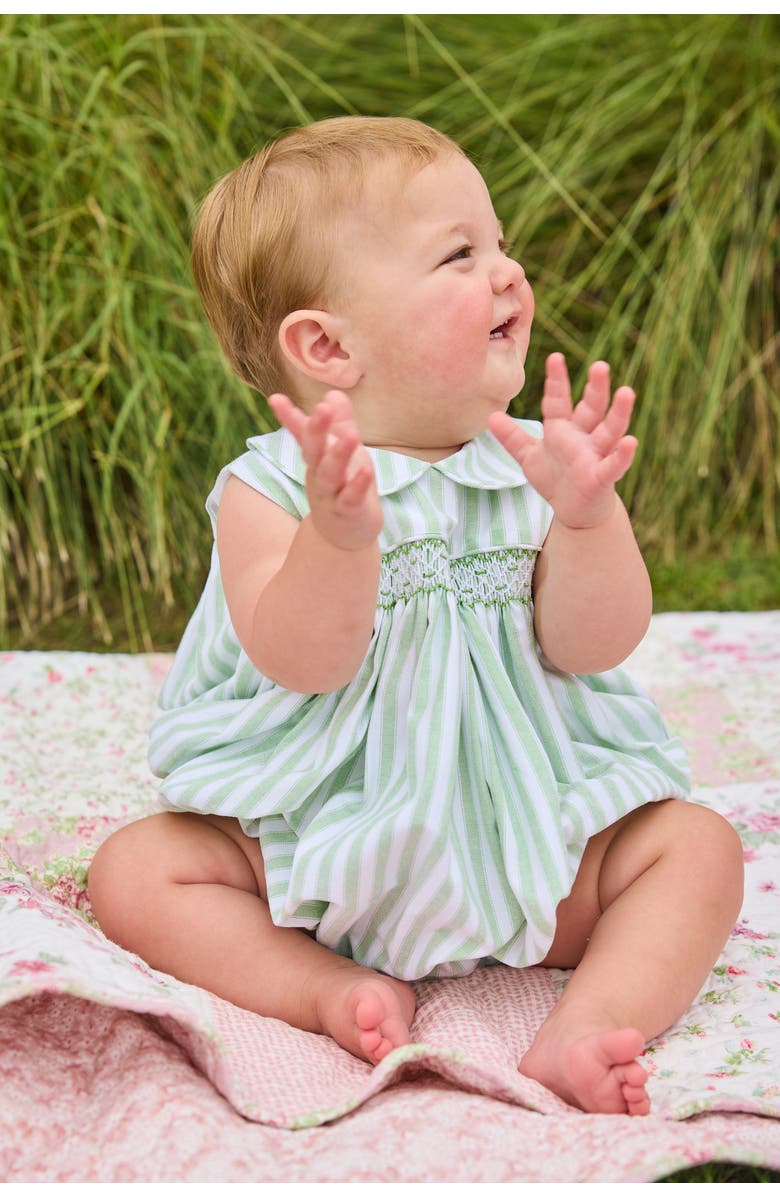 Little English Sleeveless Barrington Bubble, Alternate, color, Meriwether Stripe