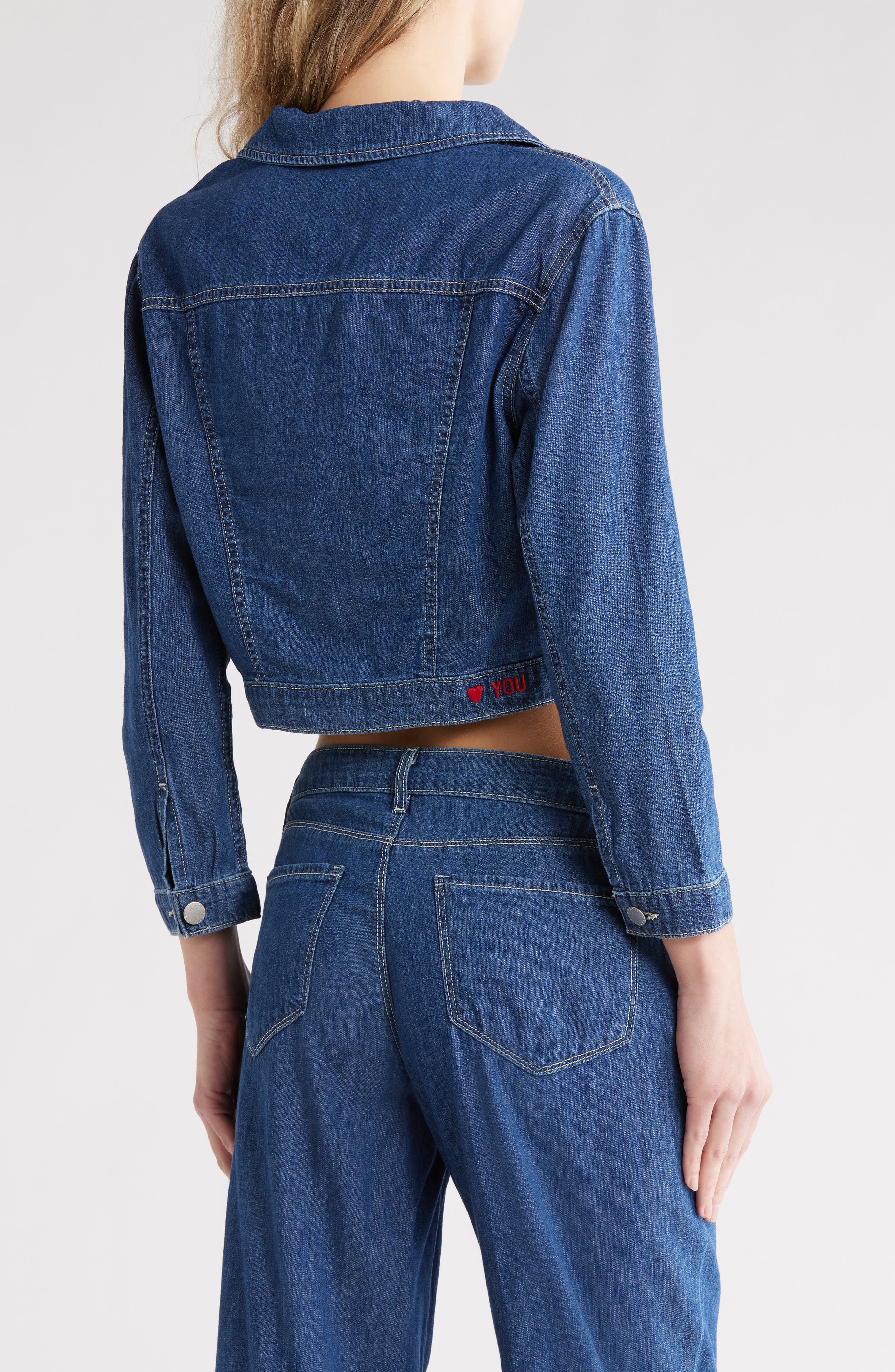 Koda Crop Denim Jacket - image 2