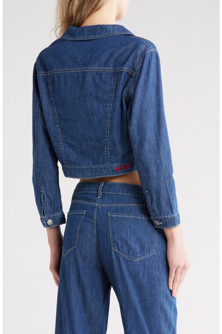Koda Crop Denim Jacket, Alternate, color, SPOKANE