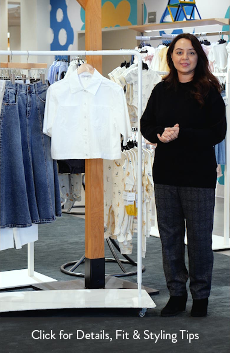 Crop Button-Up Shirt, sales video thumbnail