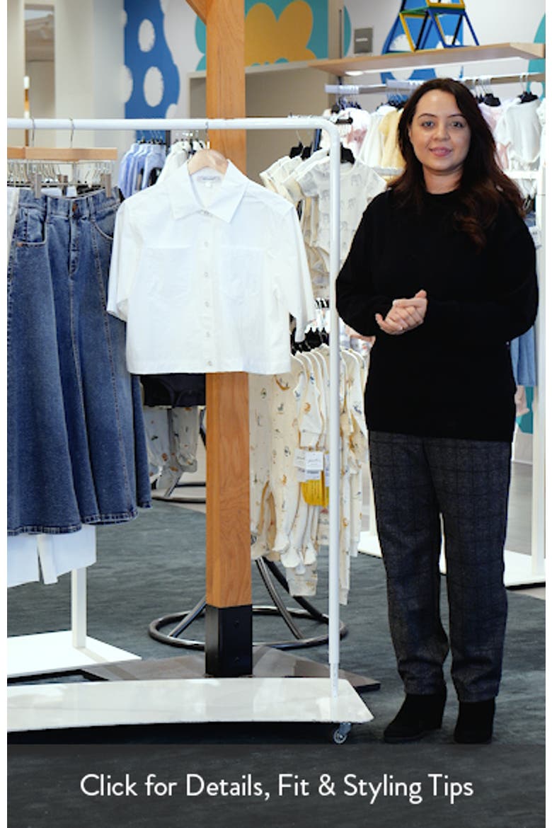 Crop Button-Up Shirt video