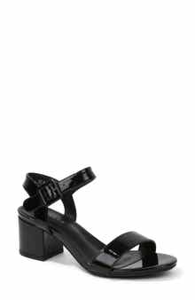 BERNESS Elisha Minimalist Block Heel Sandal