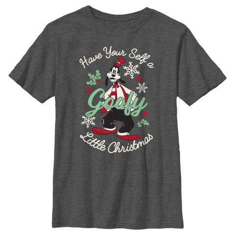 Boy's Mickey & Friends Have A Goofy Christmas  Graphic T-Shirt