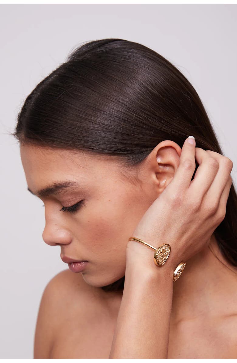 Daniela Millan Jewelry Element Bangle Bracelet, Alternate, color, Gold