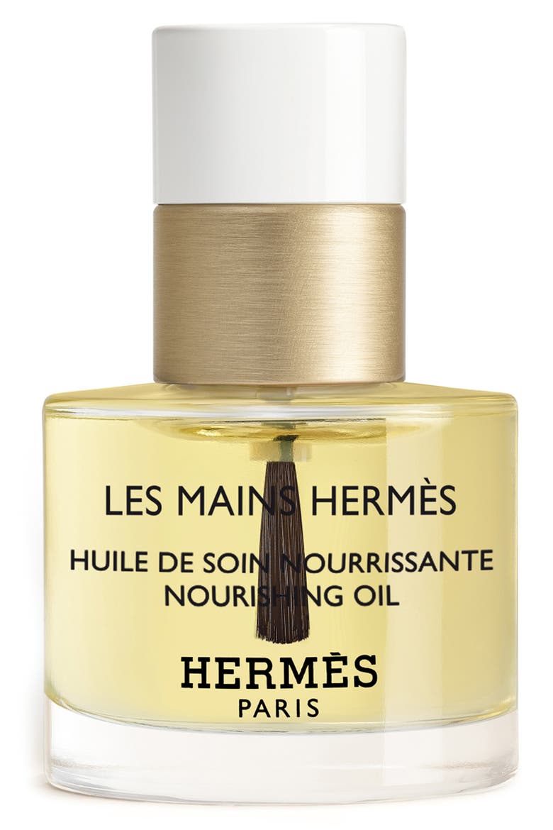 Les Mains Hermès Nail & Cuticle Nourishing Oil, Main, color, NO COLOR
