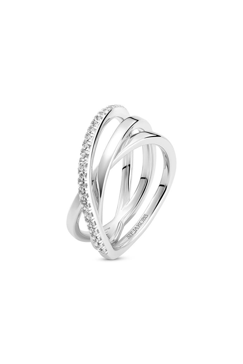 Ring Spirale, Alternate, color, 925 Sterling Silver