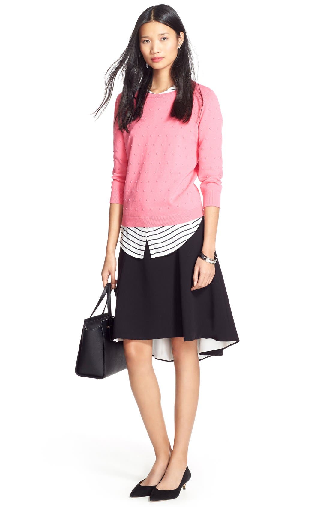 Kate Spade New York 'cedar street - small hayden' leather satchel, Alternate, color, 