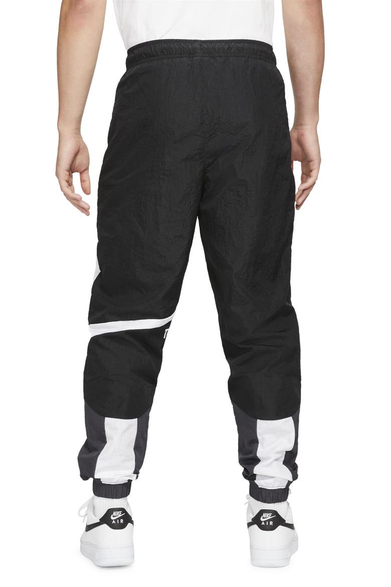 Sportswear Swoosh Woven Pants, Alternate, color, BLACK/ ANTHRACITE/ WHITE