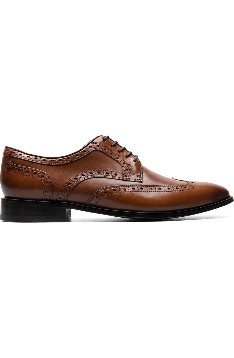 Florsheim Conetta Wingtip Derby, Alternate, color, Cognac