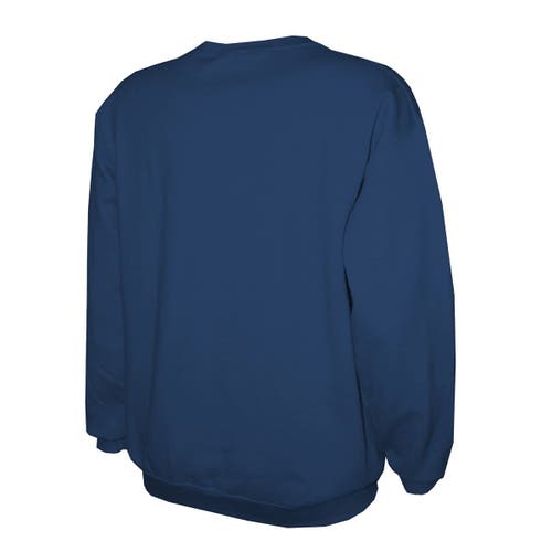 Stitches Navy New York Yankees Pullover Sweatshirt In Navy