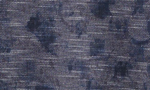 Robert Barakett Zander Knit Button-up Shirt In Blue