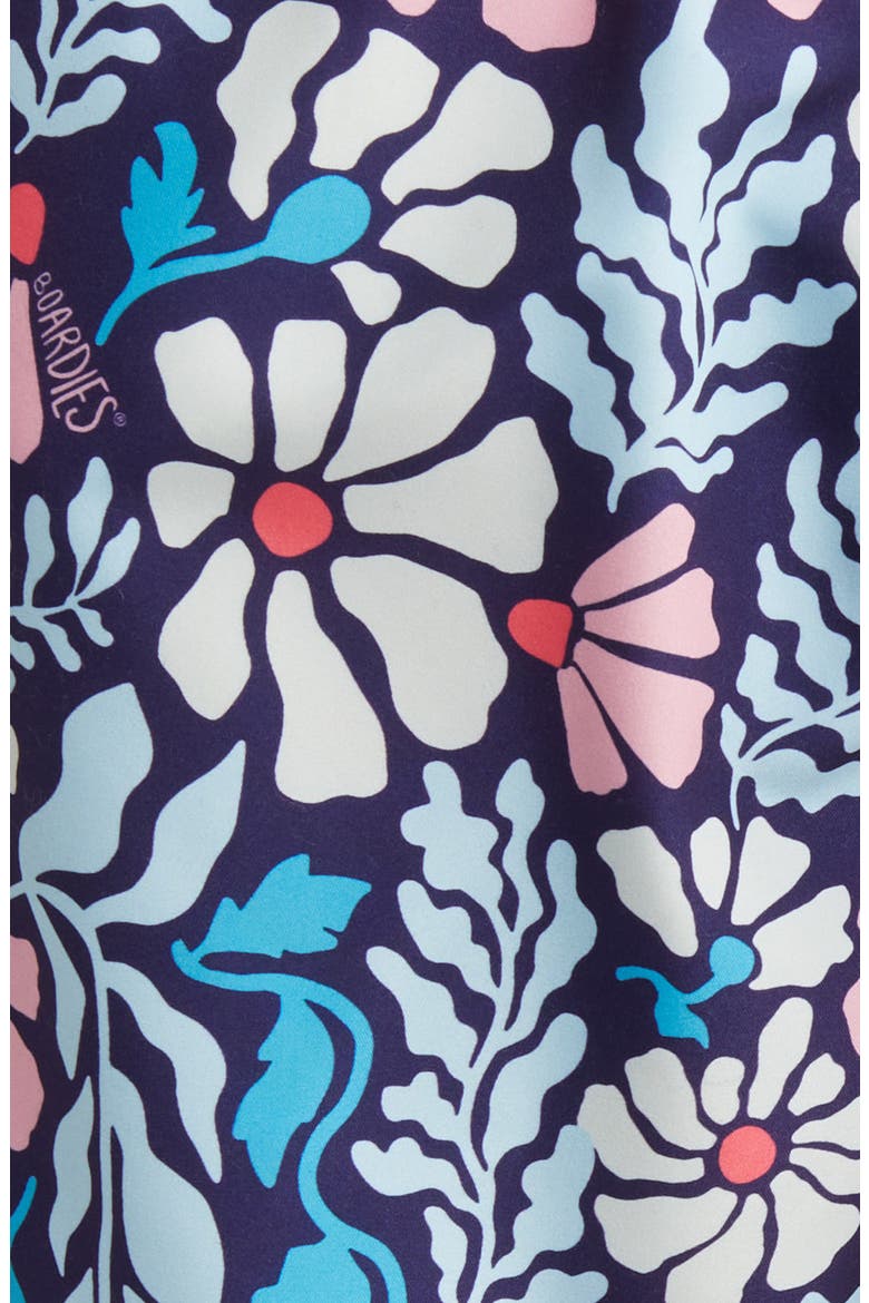 Mellow Mid Length Swim Trunks, Alternate, color, BLUE
