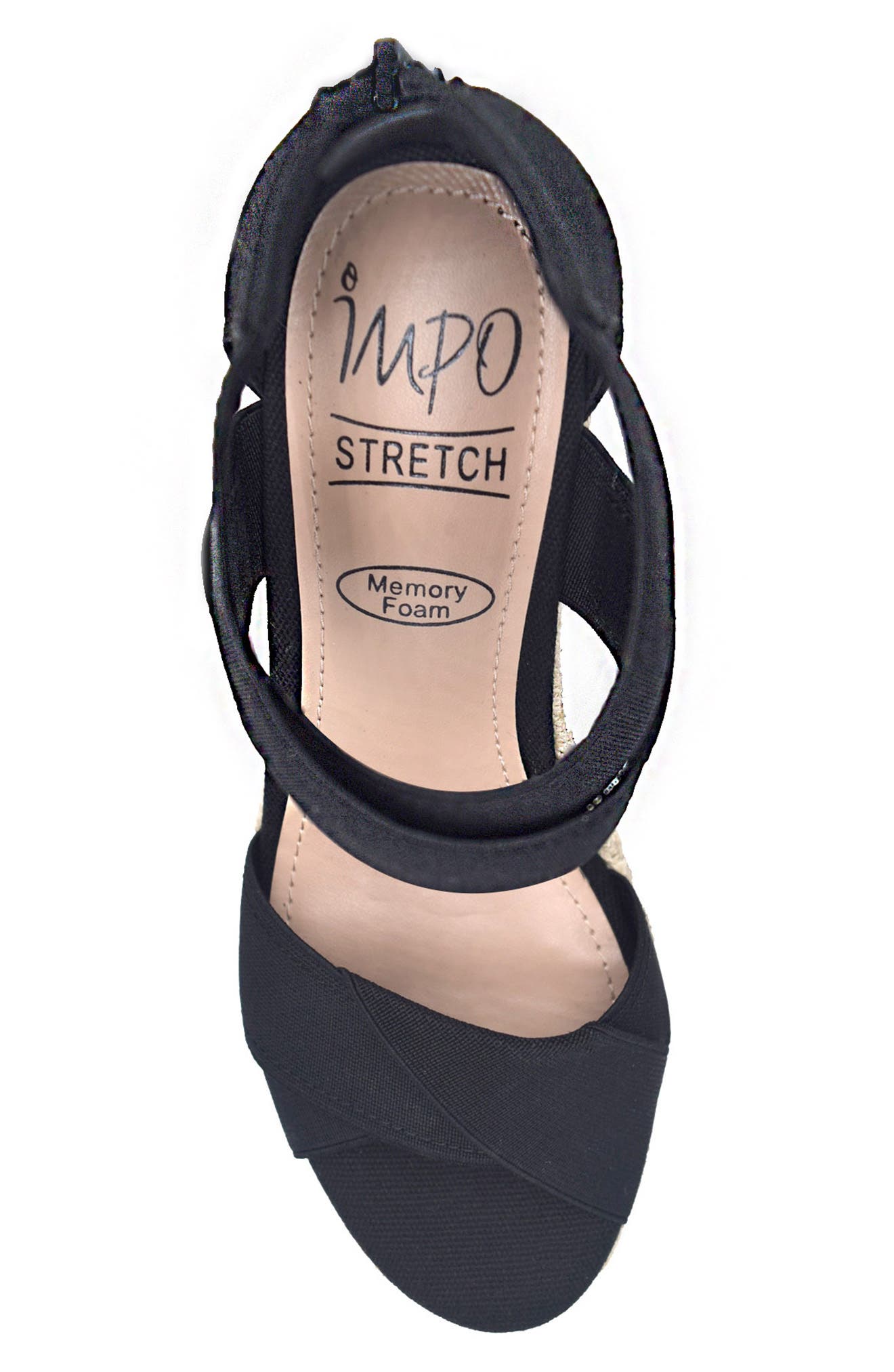 Impo Trissa Stretch Espadrille Wedge Sandal, Alternate, color, 