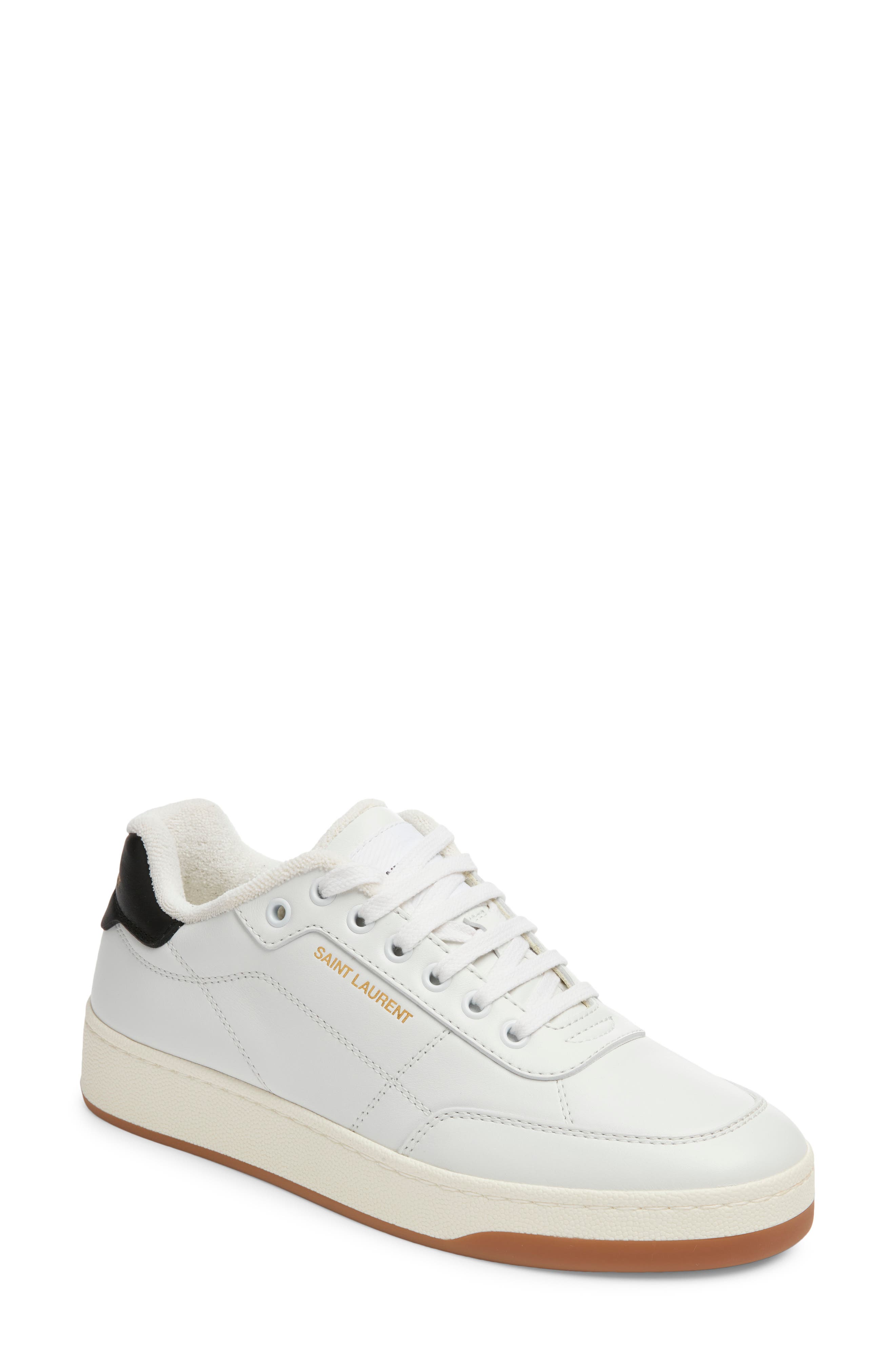 Saint Laurent SL/61 Sneaker, Main, color, Blanc Optique/ Nero