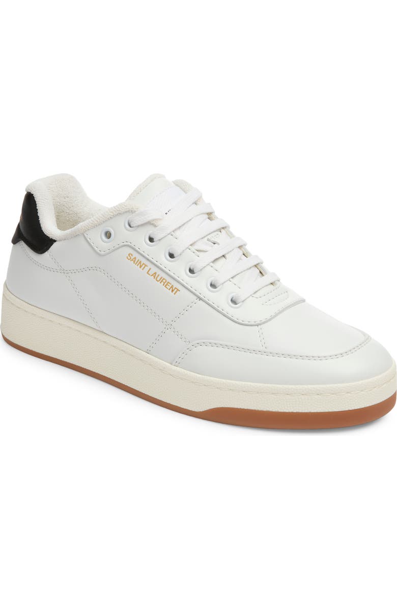 Saint Laurent SL/61 Sneaker, Main, color, Blanc Optique/ Nero