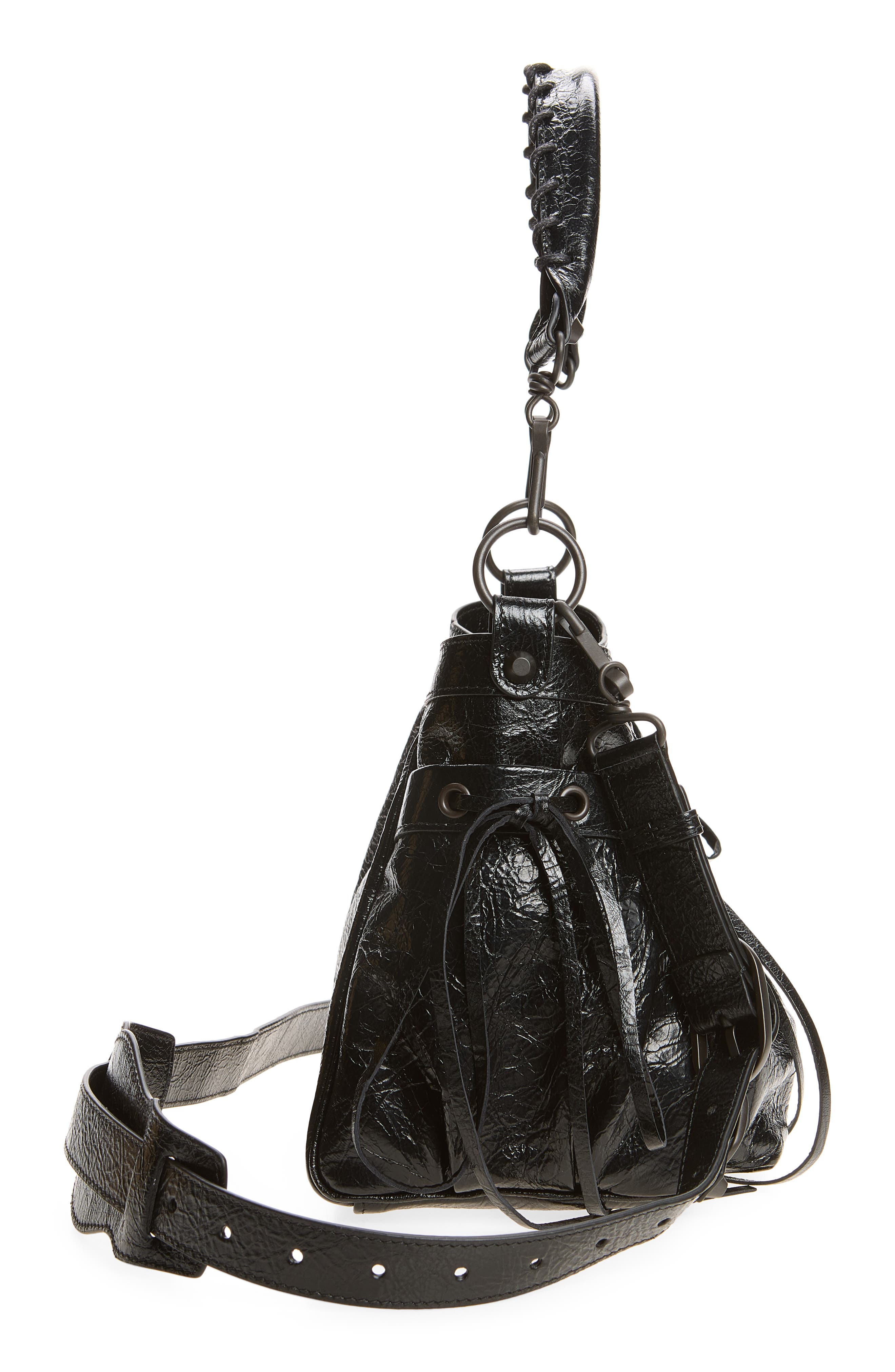 Small Le City Bucket Bag, Alternate, color, 1000 BLACK