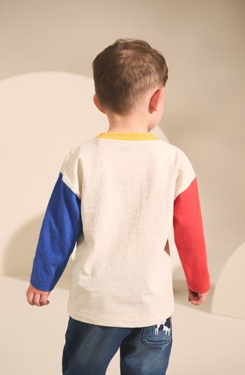 Kids' Colorblock Tractor Long Sleeve T-Shirt