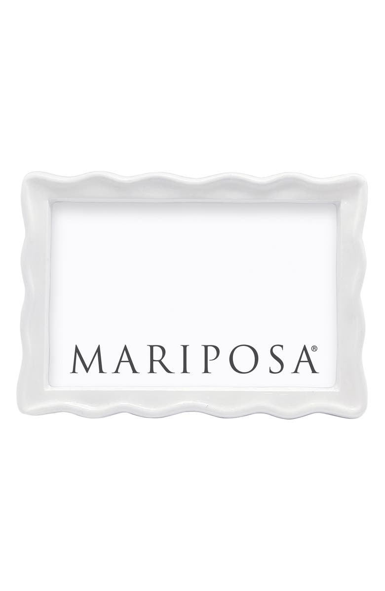 Mariposa Wavy Picture Frame, Alternate, color, Clear