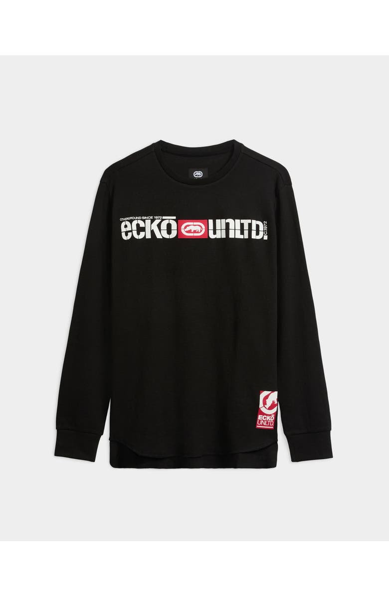 ECKO Legacy Thermal Long Sleeve Shirt, Main, color, Black