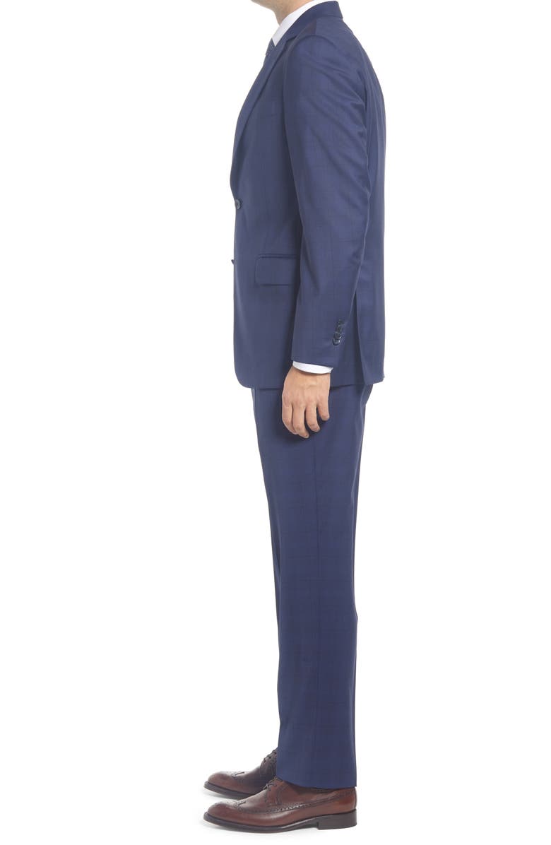 Peter Millar Classic Fit Solid Navy Wool Suit, Alternate, color,