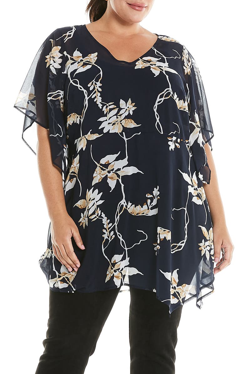 Estelle Vine Print Top, Main, color, 