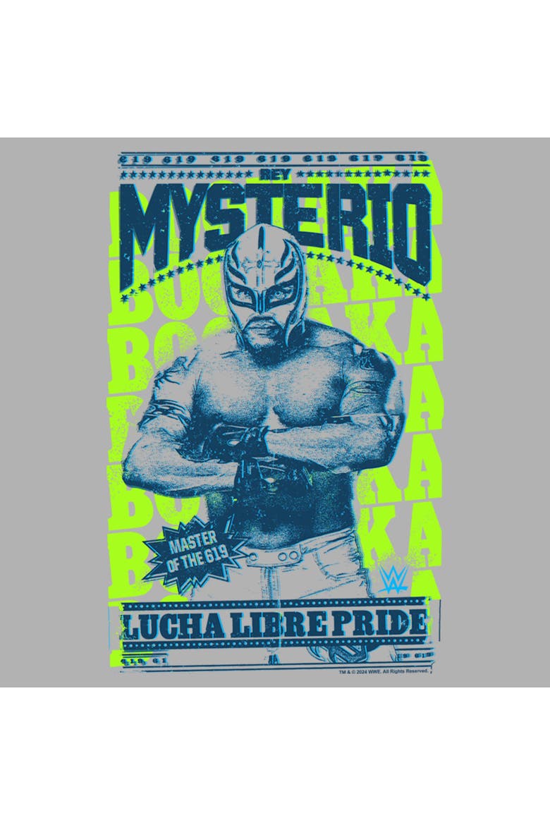 Boy's WWE Rey Mysterio Lucha Libre Pride  Graphic T-Shirt, Alternate, color, Athletic Heather