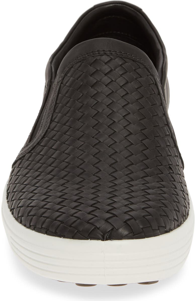 ECCO Soft 7 Plaited Slip-On Sneaker, Alternate, color,