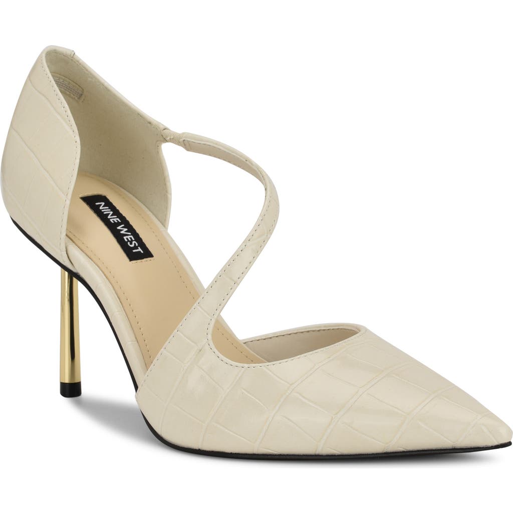 Nine West Dolen Pointed Toe Pump In Neutral