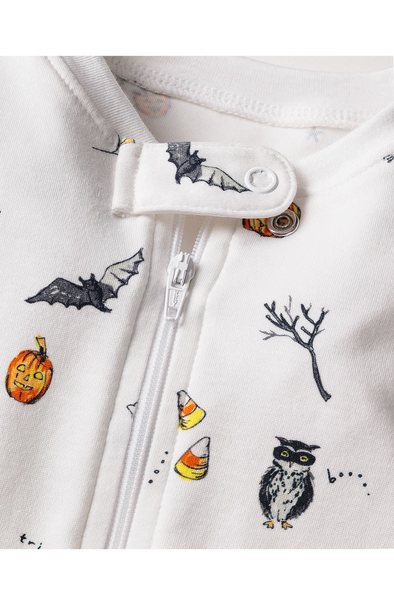 Petite Plume Cotton Footie, Alternate, color, 