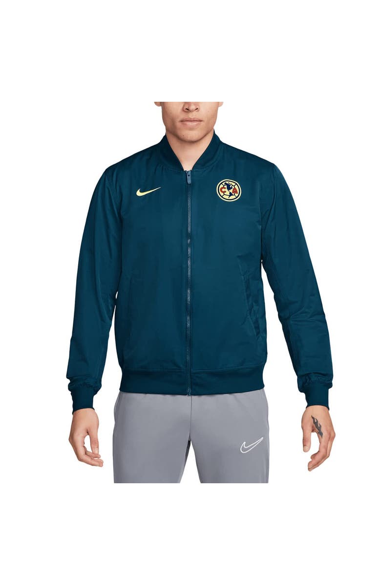 Nike Men's Nike Navy Club America Full-Zip Bomber Jacket, Main, color, 