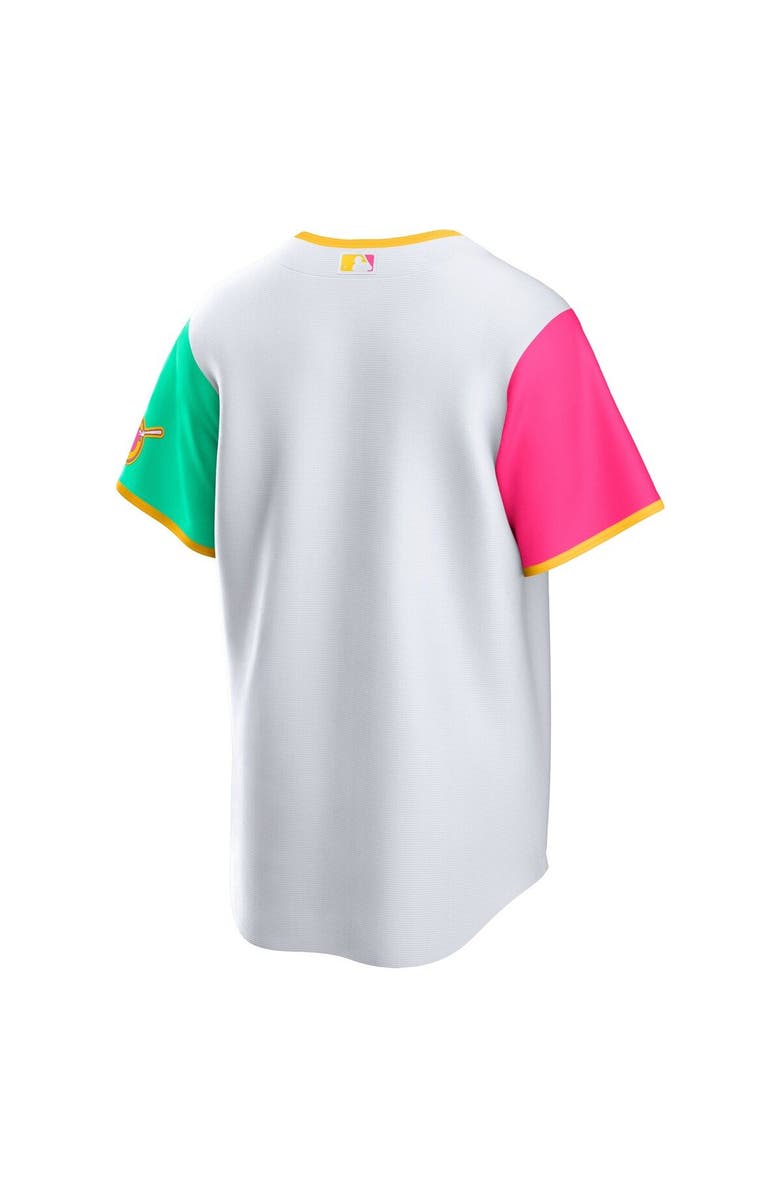 Nike Men's Nike White San Diego Padres City Connect Replica Team Jersey, Alternate, color, White